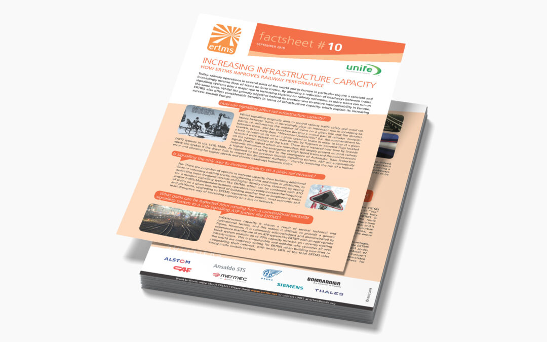 Increasing infrastructure capacity – How ERTMS® improves railway performance