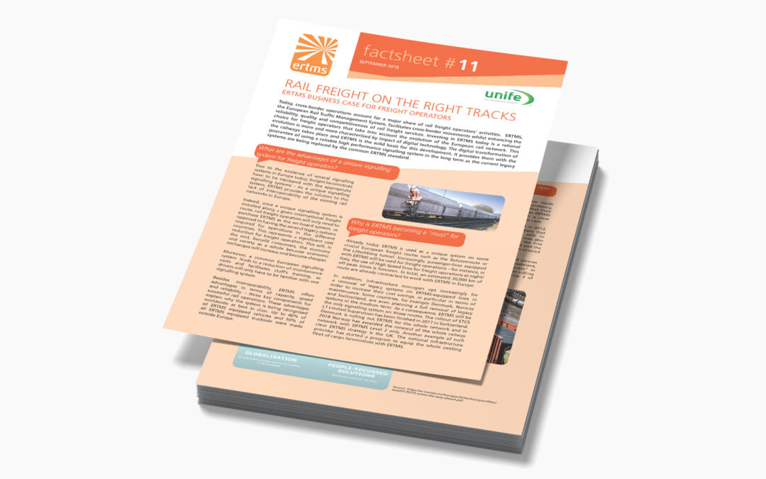 Rail freight on the right tracks – ERTMS® business case for freight operators