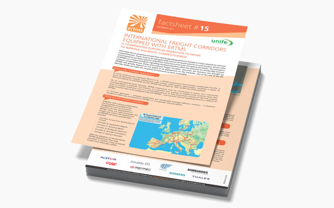 International freight corridors equipped with ERTMS®
