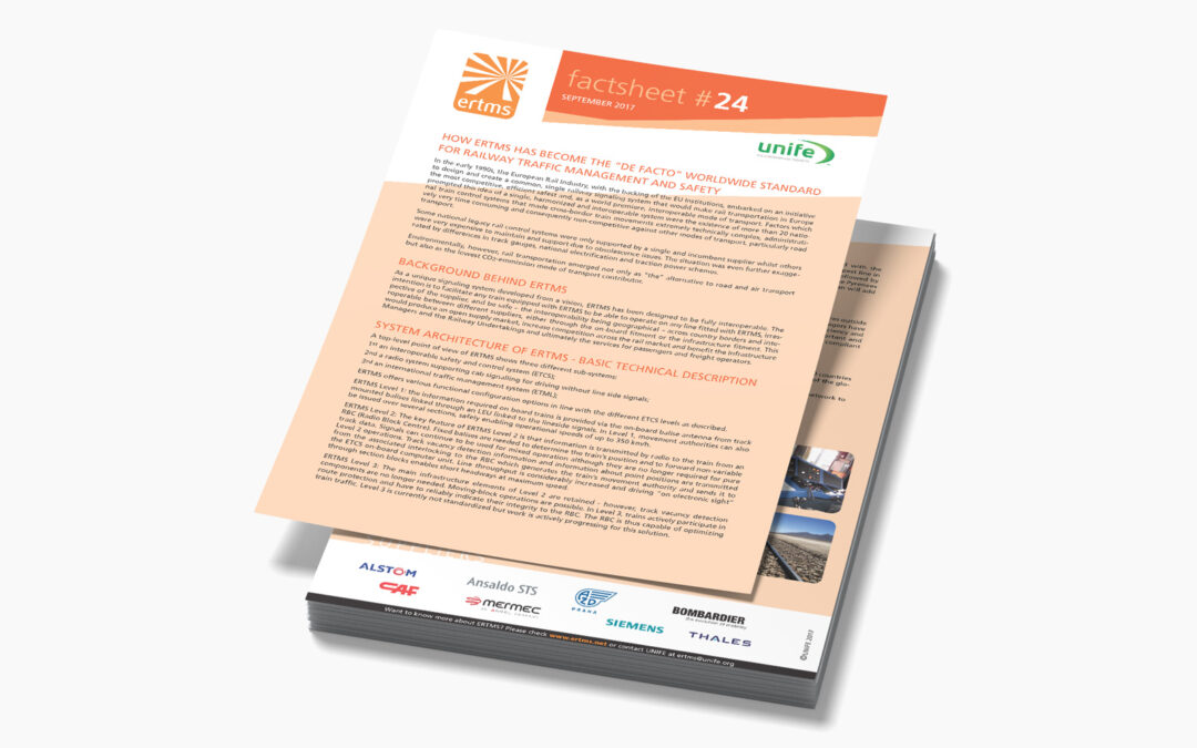How ERTMS® has become the “de facto” worldwide standard for railway traffic management and safety