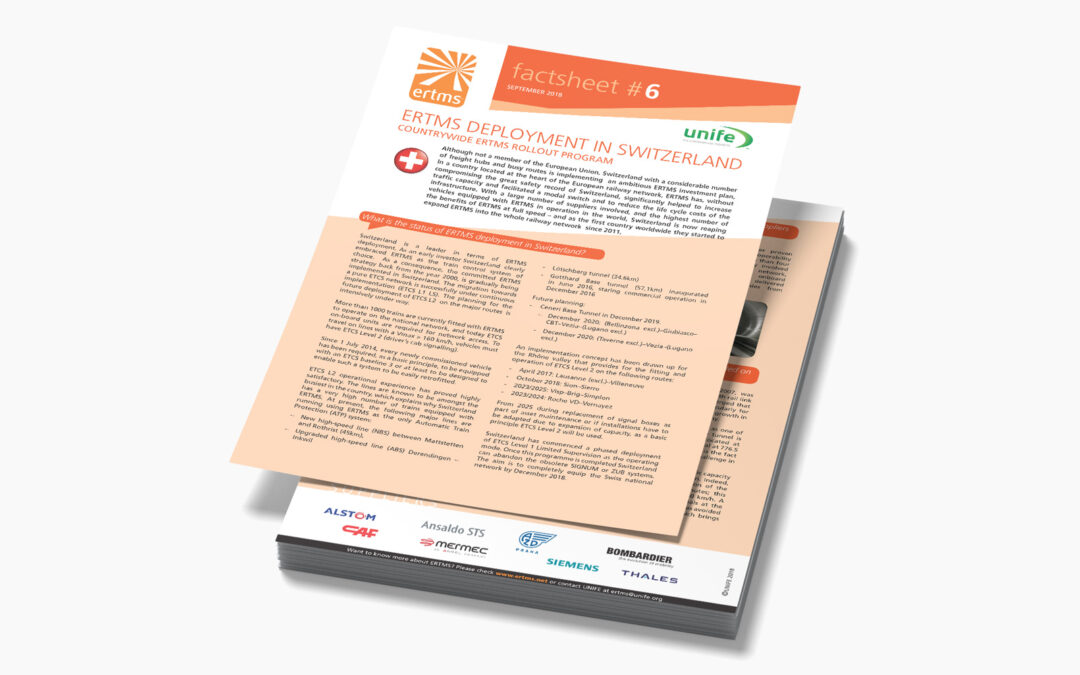 ERTMS® Deployment in Switzerland